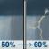 Tuesday: A chance of rain showers before noon, then showers and thunderstorms likely. Cloudy, with a high near 66. East northeast wind 0 to 10 mph. Chance of precipitation is 60%. New rainfall amounts between a tenth and quarter of an inch possible. Tuesday: Showers And Thunderstorms Likely